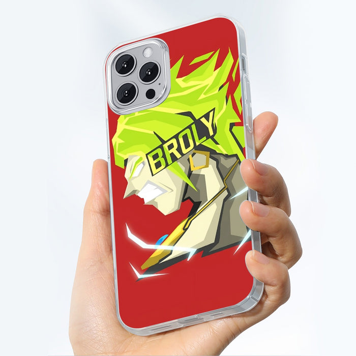 Dragon Ball Super Cool Legendary Broly Cool Vector Art iPhone case