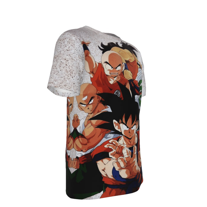 Dragon Ball Goku Piccolo Krillin Heroes Group Awesome Design T-Shirt