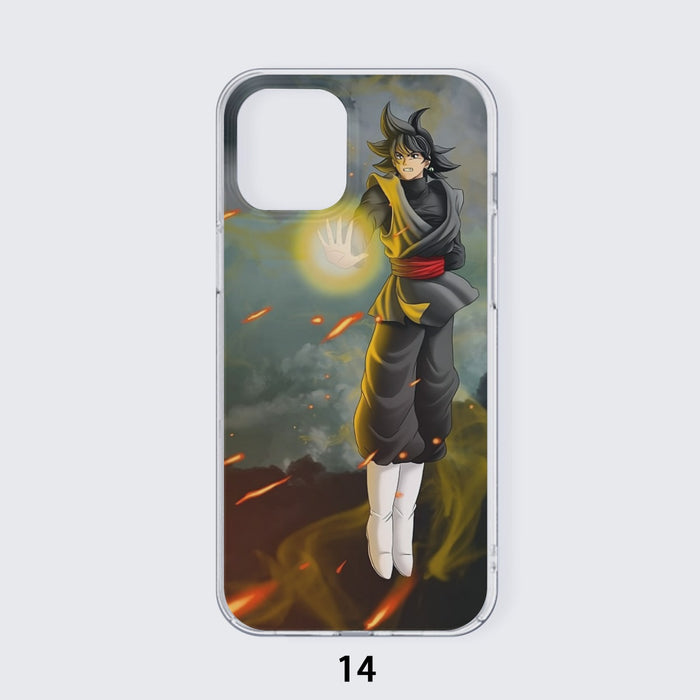 DBZ Goku Black Zamasu Potara Fusion Realistic Drawing Style Cool iPhone case