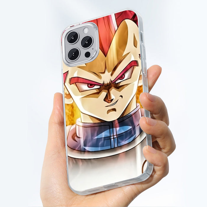 Dragon Ball Super Saiyan God Red Vegeta Cool Casual iPhone case