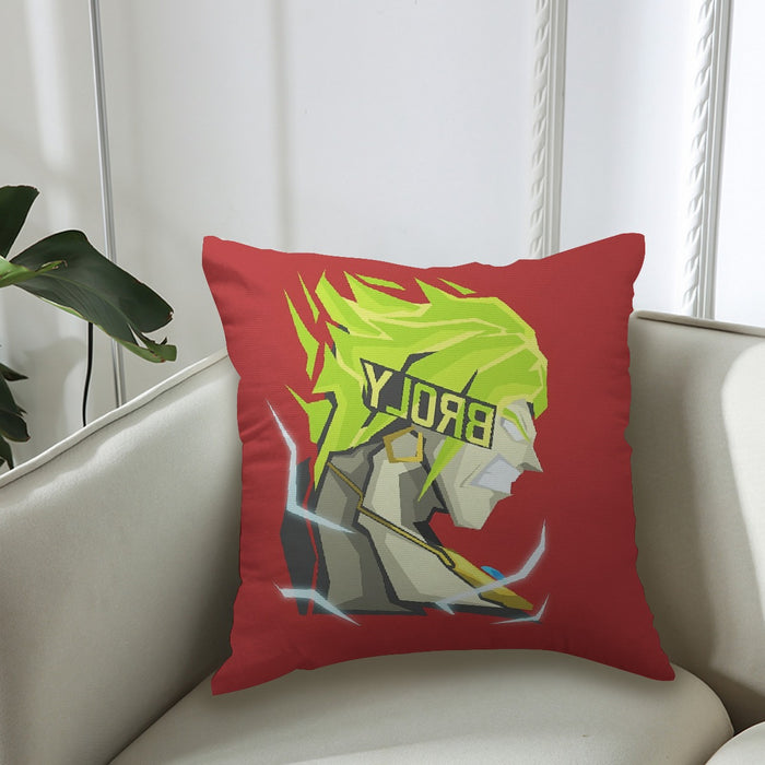 Dragon Ball Super Cool Legendary Broly Cool Vector Art Couch Pillowcase