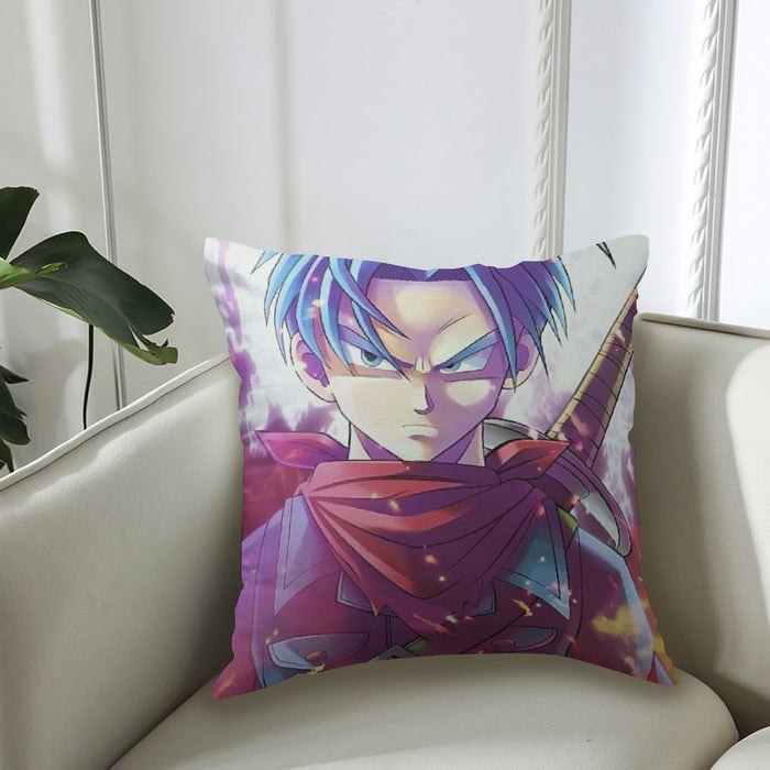 Future Trunks DBS Powerful Fighter Super Saiyan Cool Trendy Couch Pillowcase