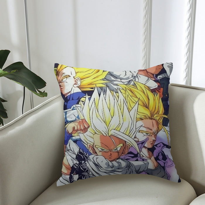 Dragon Ball Trunks Gohan Young Generation Super Saiyan Color Style Couch Pillowcase