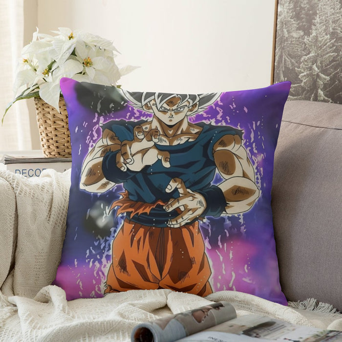 Dragon Ball Z Goku Ultra Instinct Form White Hair Couch Pillowcase