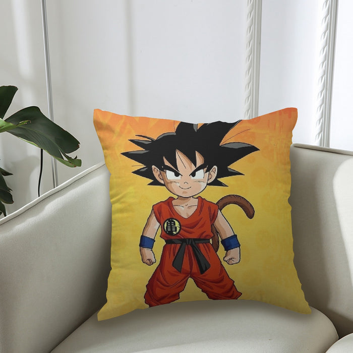 Cute Young Kid Goku Yellow Dragon Ball 3D Couch Pillowcase