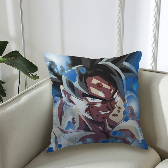 Dragon Ball Super Goku Blue Ultra Instinct Dope Grin Couch Pillowcase