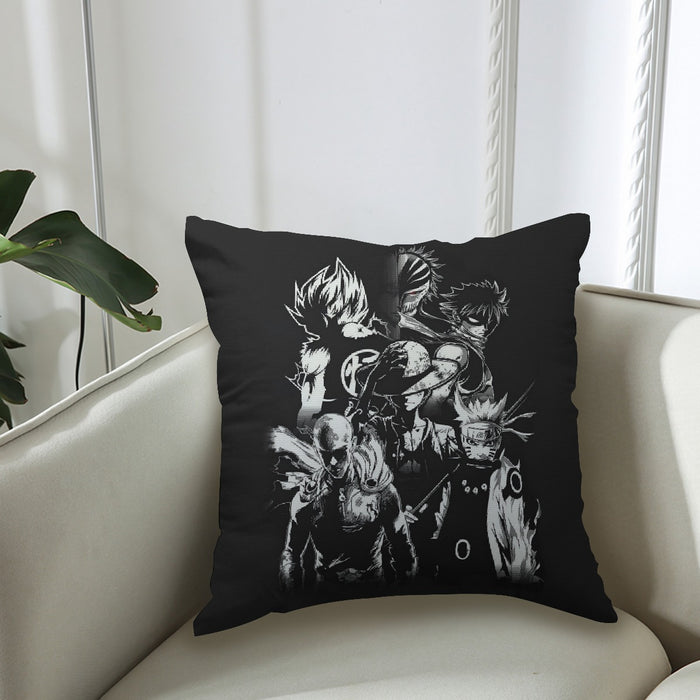 DBZ Goku Naruto Saitama Luffy Natsu Ichigo Dope Anime Couch Pillowcase