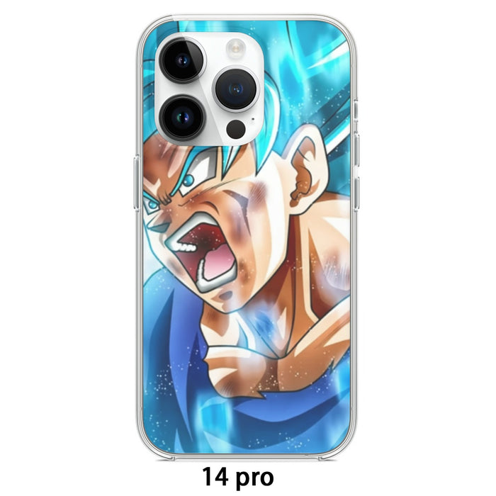 Dragon Ball Goku Blue Kaioken Ultra Instinct Epic 3D iPhone 15 Series Phone Case