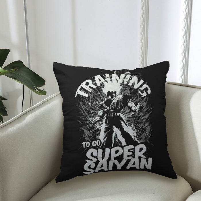 Dragon Ball Z Goku Training To Go Super Saiyan Epic Couch Pillowcase