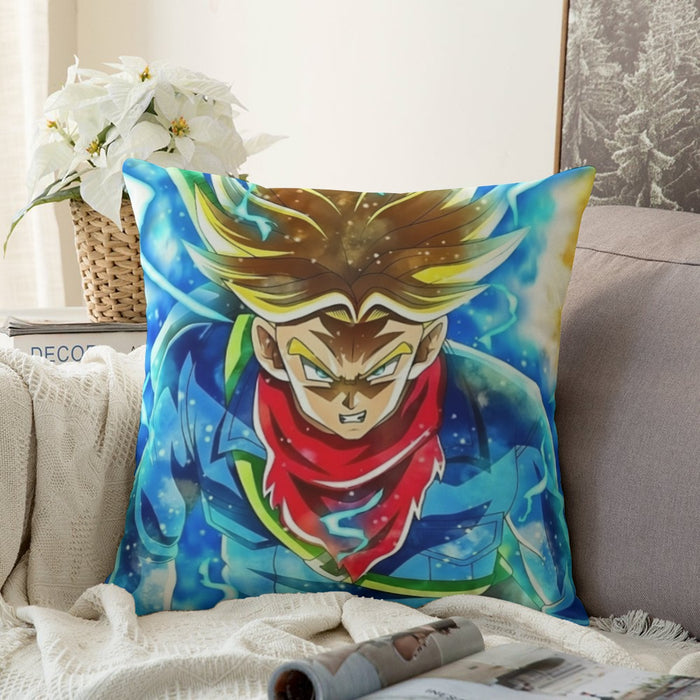 DBZ Rage Super Saiyan Trunks Portrait Unique Style Couch Pillowcase