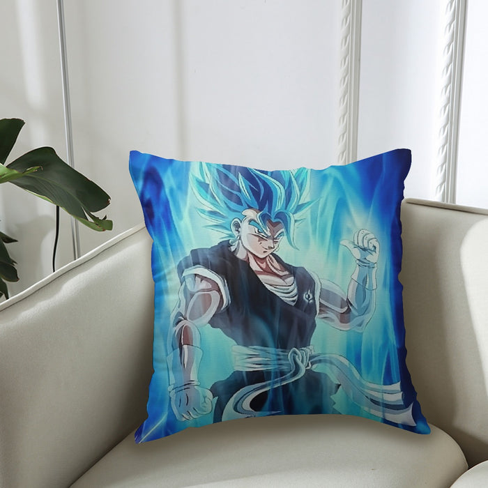 Dragon Ball Z Super Saiyan Vegito Blue Charge Aura Couch Pillowcase