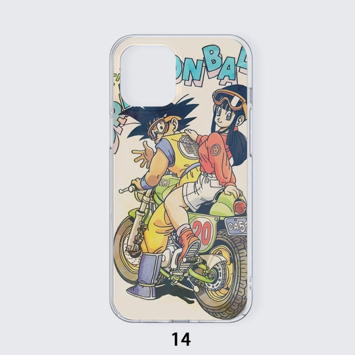 DBZ Goku Chi Chi Biker Motorbike Glasses Cool Design Streetwear iPhonecase