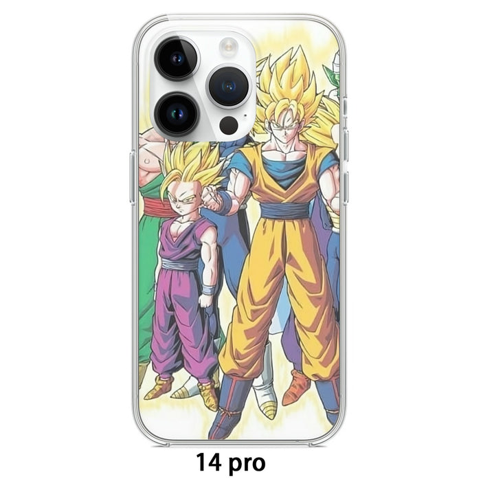 Dragon Ball Goku Vegeta Saiyan Piccolo Namekian Vibrant Design iPhone case