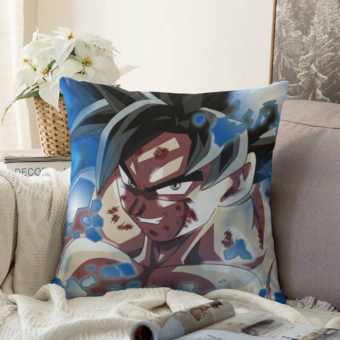 Dragon Ball Super Goku Blue Ultra Instinct Dope Grin Couch Pillowcase