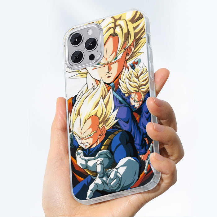 Dragon Ball Goku Vegeta Trunks Super Saiyan Power Heroes iPhonecase
