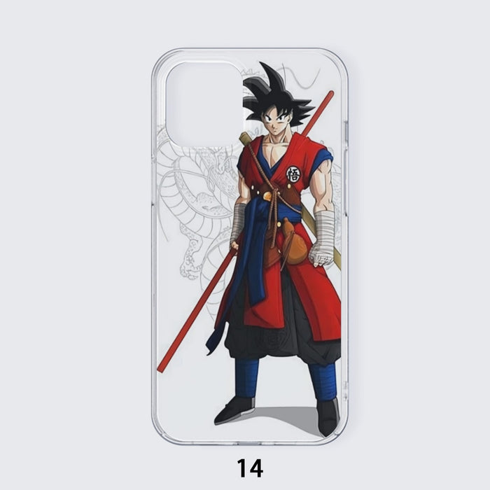 Dragon Ball Z Cool Adult Goku Fighter Attire Shenron iPhone case