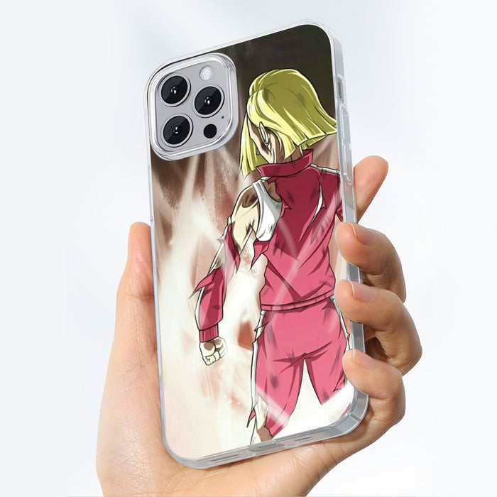 Dragon Ball Android 18 Ultra Instinct Epic Streetwear iPhone case
