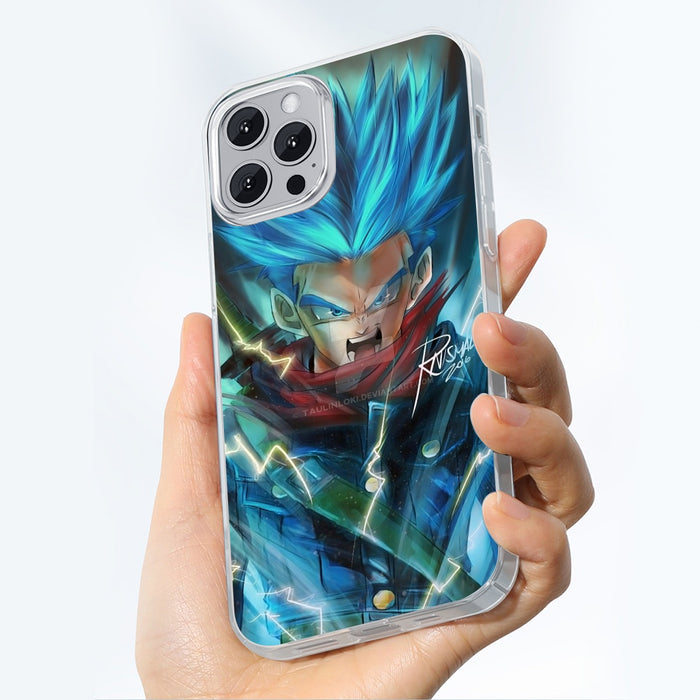 Dragon Ball Super Future Trunks Rage iPhone case