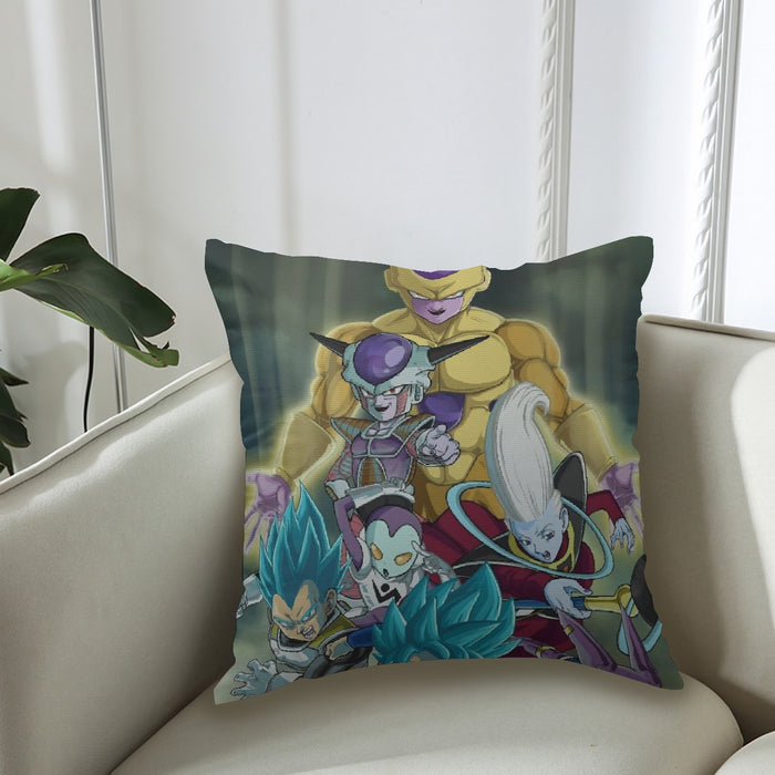 Dragon Ball Goku Vegeta Super Saiyan God Blue SSGSS Fight Villains Couch Pillowcase