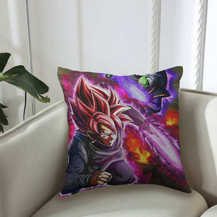 DBZ Goku Black Zamasu Super Saiyan Rose Dope Vibe Couch Pillowcase