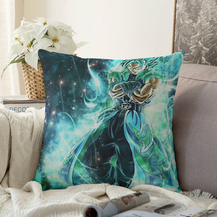 Dragon Ball Gogito 2 Blue Super Saiyan Kaioken Cool Couch Pillowcase