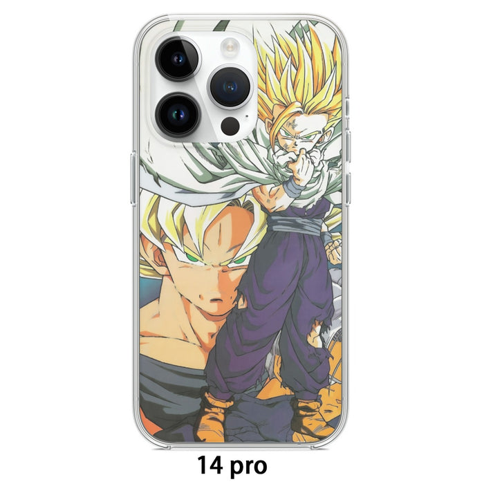 Dragon Ball Teen Gohan Super Saiyan Goku Vegeta Trunks Super Style iPhone 15 Series  Phone Case