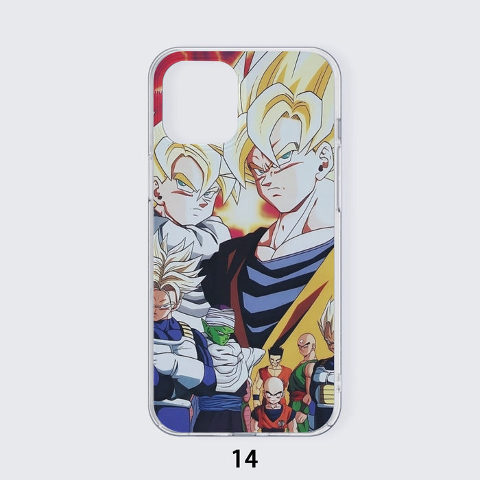 Dragon Ball Z Angry Super Saiyan Fighters iPhone case