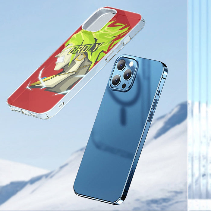 Dragon Ball Super Cool Legendary Broly Cool Vector Art iPhone case