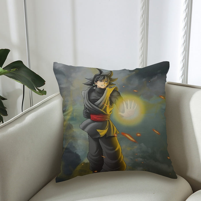 DBZ Goku Black Zamasu Potara Fusion Realistic Drawing Style Cool Couch Pillowcase