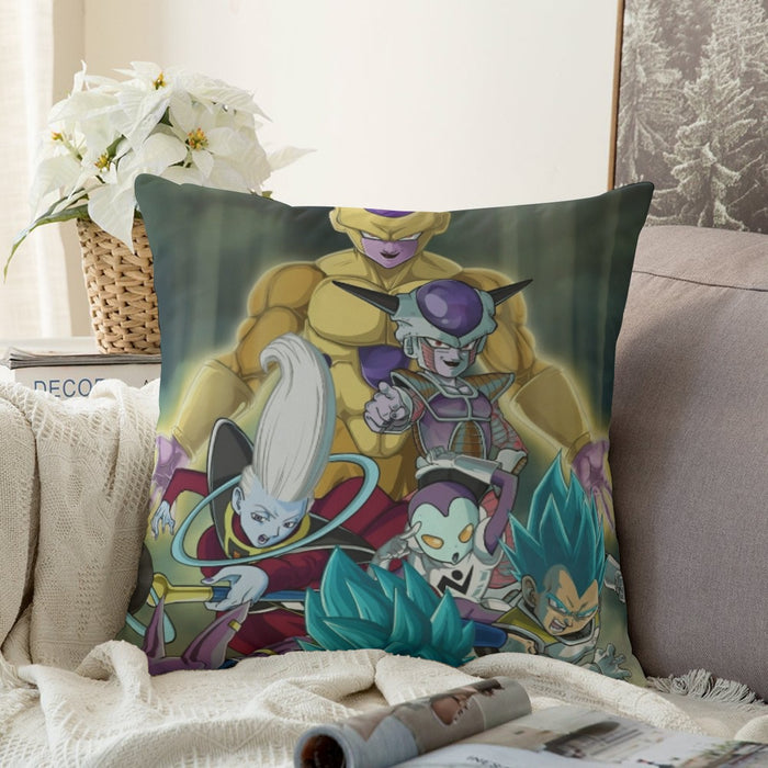 Dragon Ball Goku Vegeta Super Saiyan God Blue SSGSS Fight Villains Couch Pillowcase