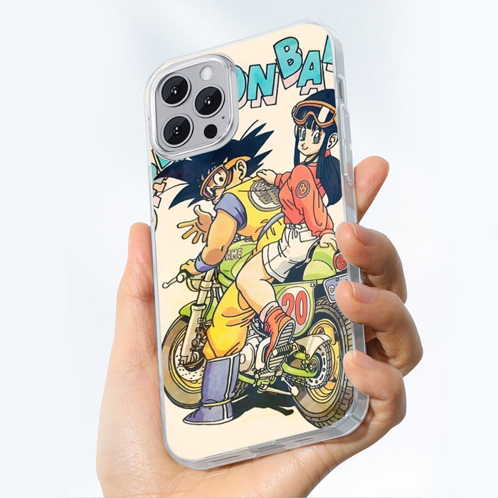 DBZ Goku Chi Chi Biker Motorbike Glasses Cool Design Streetwear iPhonecase