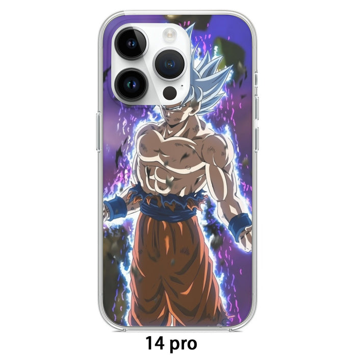 Dragon Ball Goku Ultra Instinct Power Up Vibrant 3D iPhone 15 Series  Phone Case