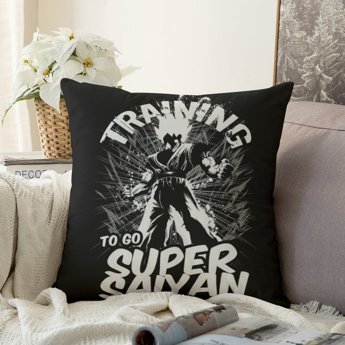 Dragon Ball Z Goku Training To Go Super Saiyan Epic Couch Pillowcase