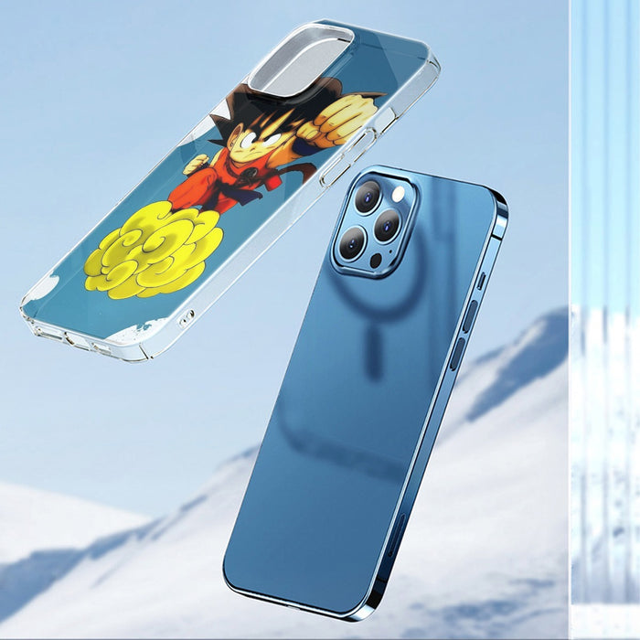 Young Goku Kid Flying Cloud Fight 3D Dragonball iPhone case