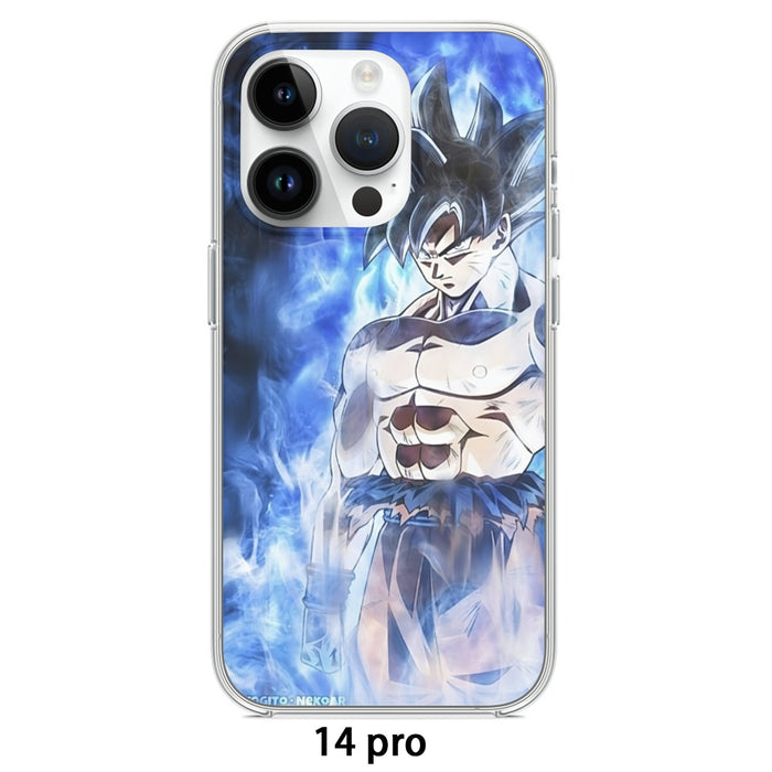 Dragon Ball Super Goku Ultra Instinct Blue Cool Casual iPhone case