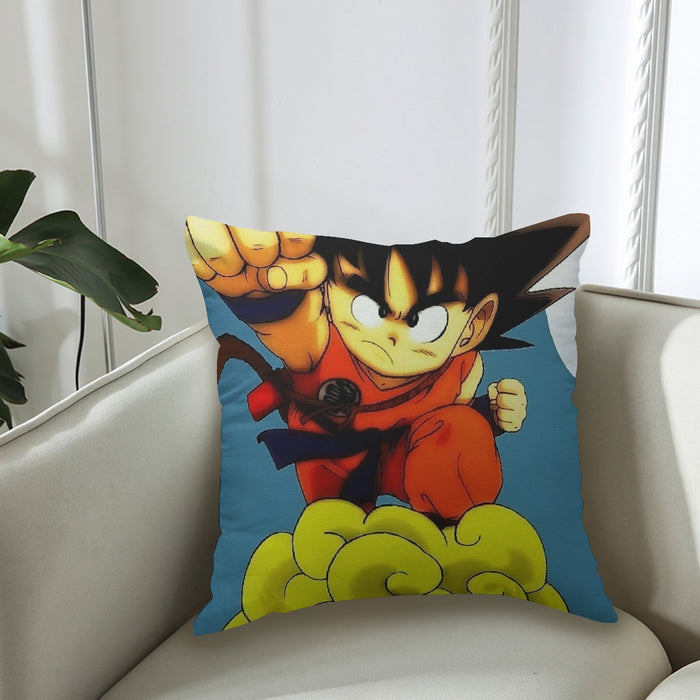 Young Goku Kid Flying Cloud Fight 3D Dragonball Couch Pillowcase