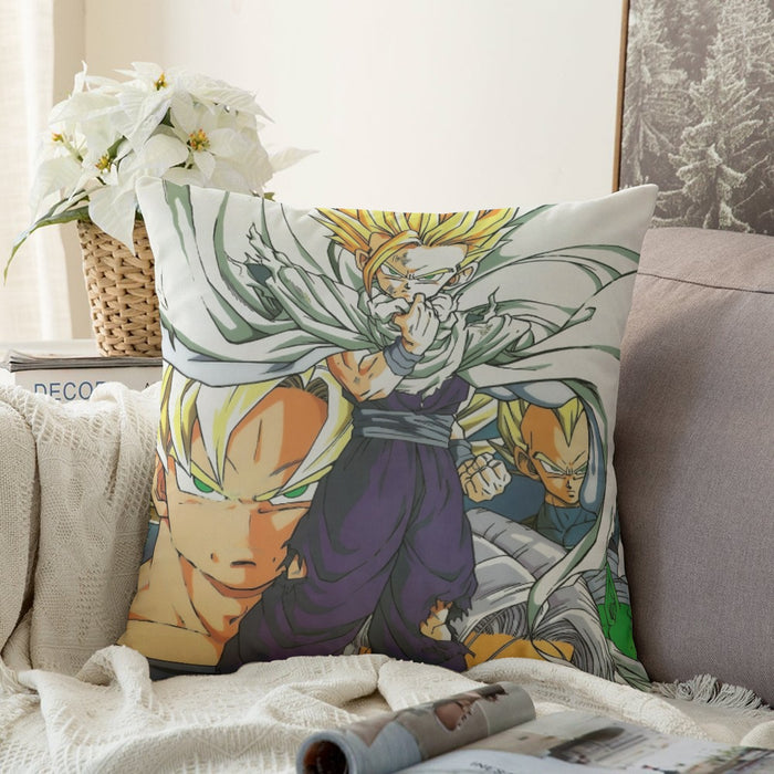 Dragon Ball Teen Gohan Super Saiyan Goku Vegeta Trunks Super Style Couch Pillowcase