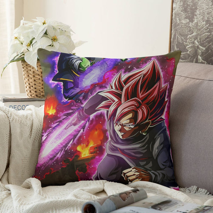 DBZ Goku Black Zamasu Super Saiyan Rose Dope Vibe Couch Pillowcase