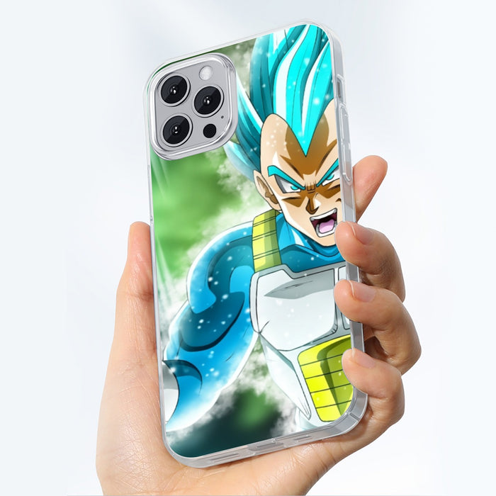 Dragon Ball Super Blue Vegeta Super Saiyan God Cool iPhone case