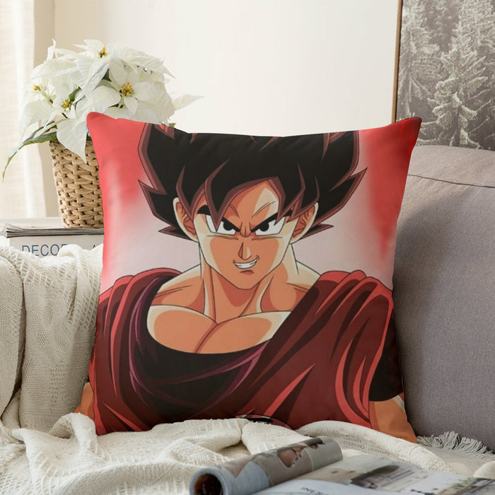 Dragon Ball Super Saiyan Goku Kaioken Epic Red Casual Couch Pillowcase