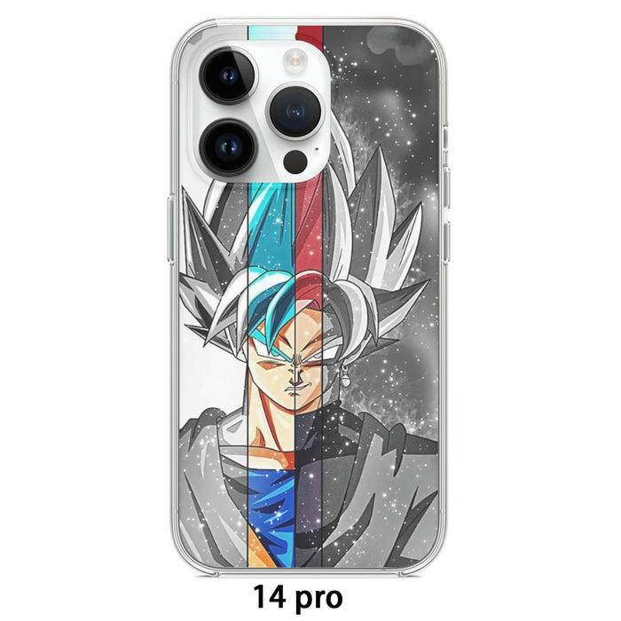 Dragon Ball Super All Super Saiyan Goku Forms iPhone case