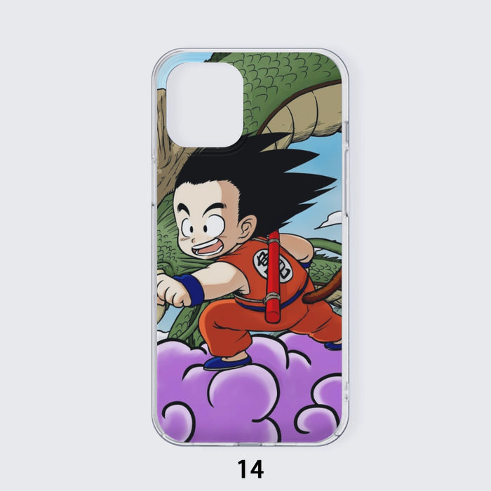 Dragon Ball  Kid Goku Flying With Shenron iPhone case