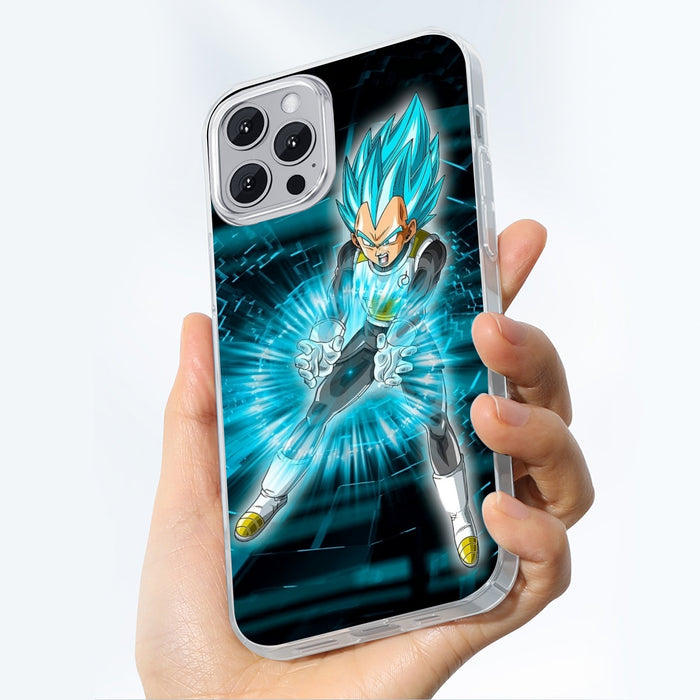 Dragon Ball Super Vegeta Blue Double Galick Gun Epic iPhone case