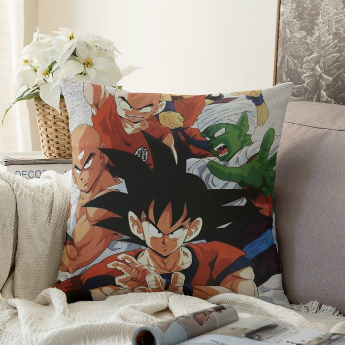 Dragon Ball Goku Piccolo Krillin Heroes Group Awesome Design Couch Pillowcase