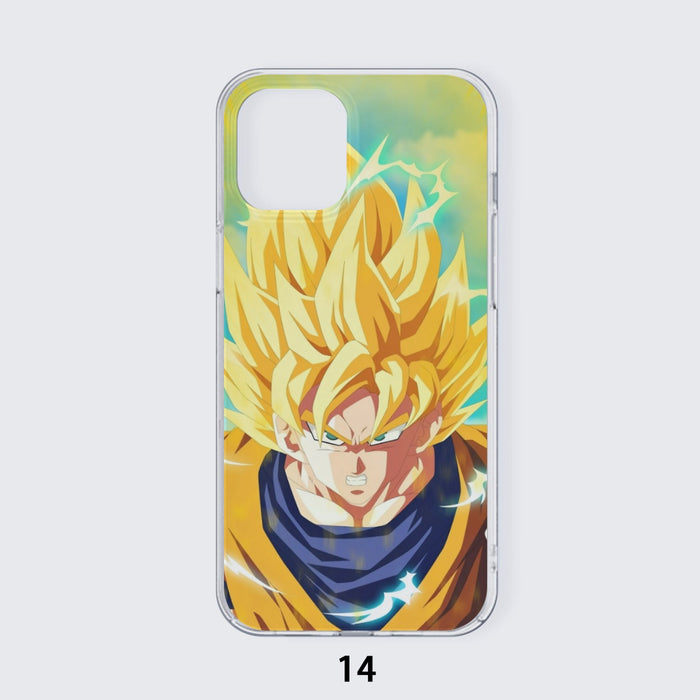 Dragon Ball Goku Super Saiyan Hero Thunder Design Street iPhone case