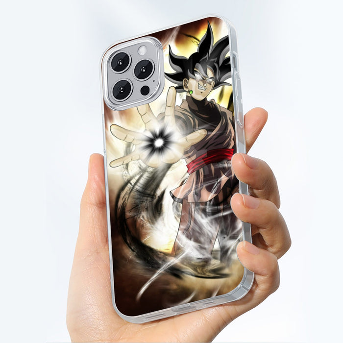 Dragon Ball Super Black Goku Black Hole Creation iPhone case