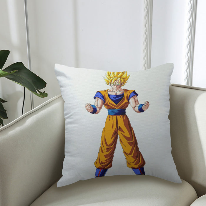 Goku Transformation Thunder Black Super Saiyan Couch Pillowcase