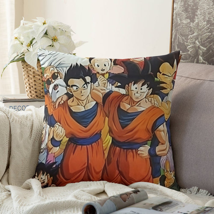 Dragon Ball Z Dragon Ball Characters Happiness Design Couch Pillowcase