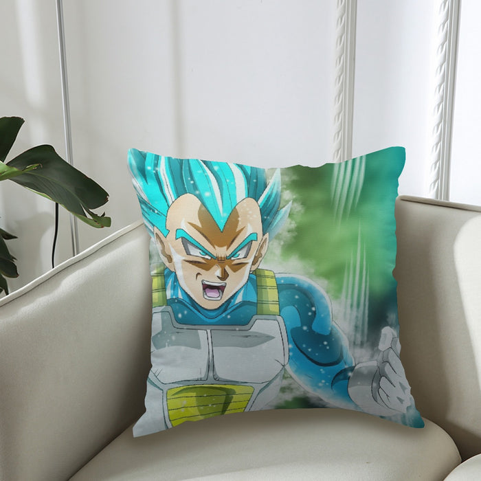 Dragon Ball Super Blue Vegeta Super Saiyan God Cool Couch Pillowcase