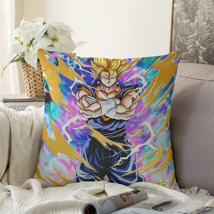 Dragon Ball Vegito Super Power Aura Thunder Earing Super Saiyan Couch Pillowcase